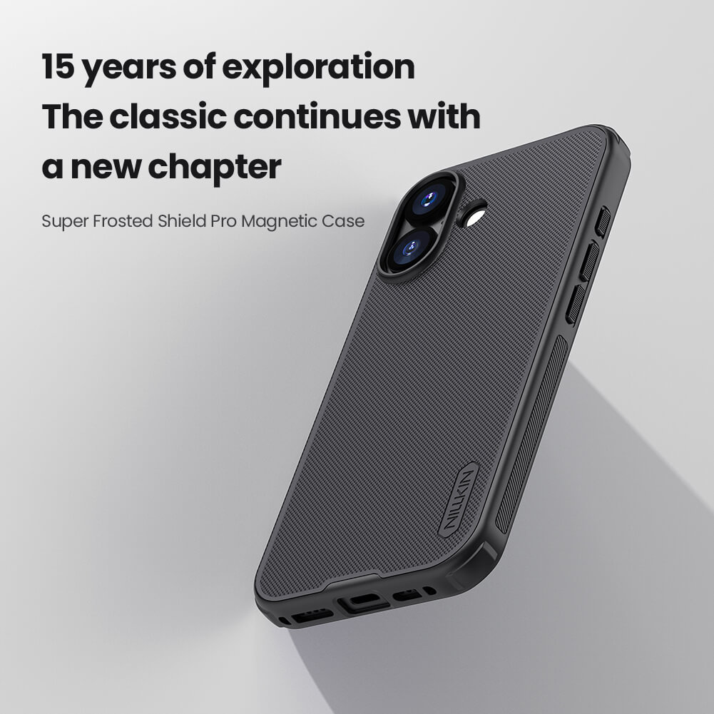 Чехол-крышка NILLKIN для Apple iPhone 17 6.3 (2025) (серия Frosted shield Pro Magnetic case)